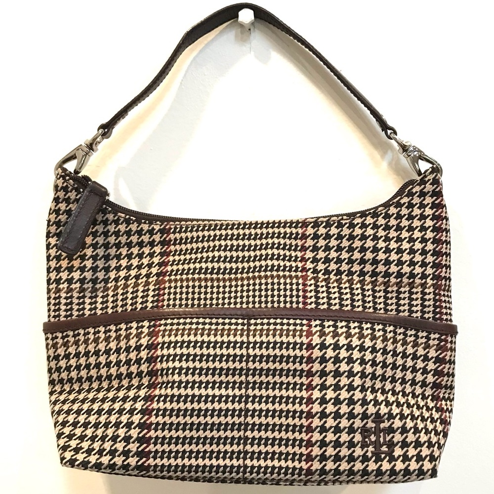 Vintage Ralph Lauren Plaid Shoulder Bag